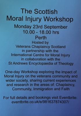 The Scottish Moral Injury Workshop - 23rd September 2024 