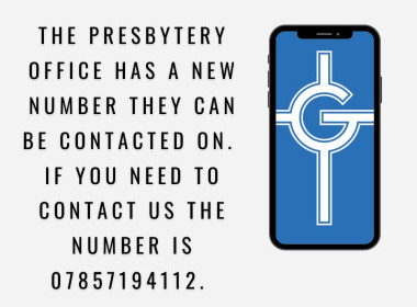 New Contact Number for Presbyery